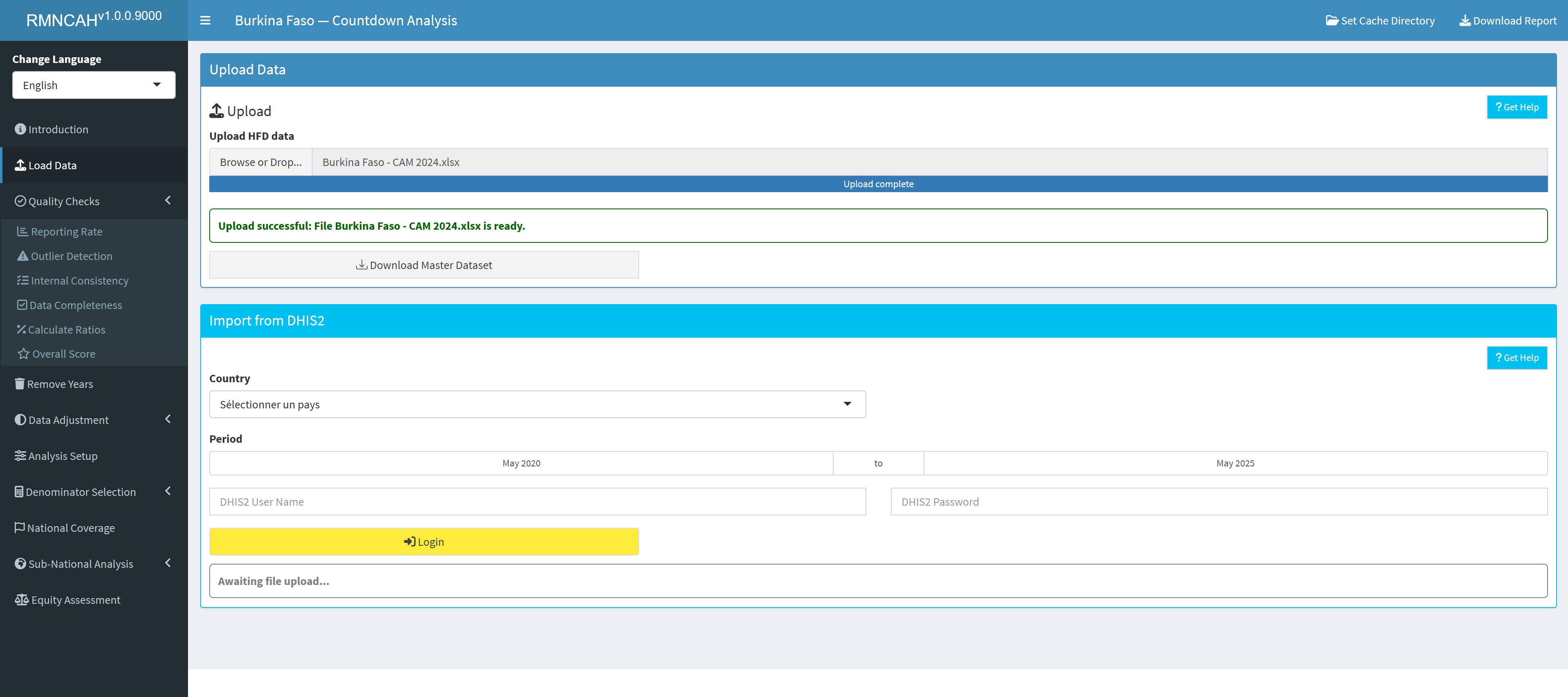 Dashboard Screenshot